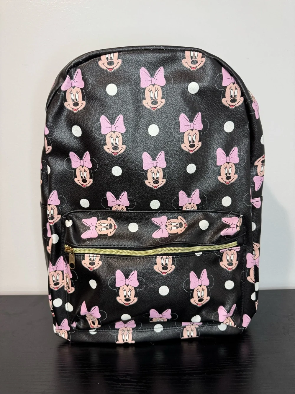 Disney Kids Minnie Mouse 16” Backpack - Black NWT